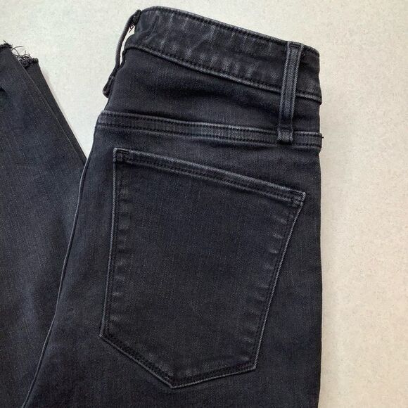 A&F Curve Love High Rise Super Skinny Ankle 26 Short Washed Black - Picture 3 of 6